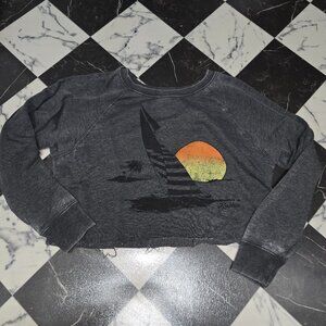 Billabong cropped sunset sweatshirt